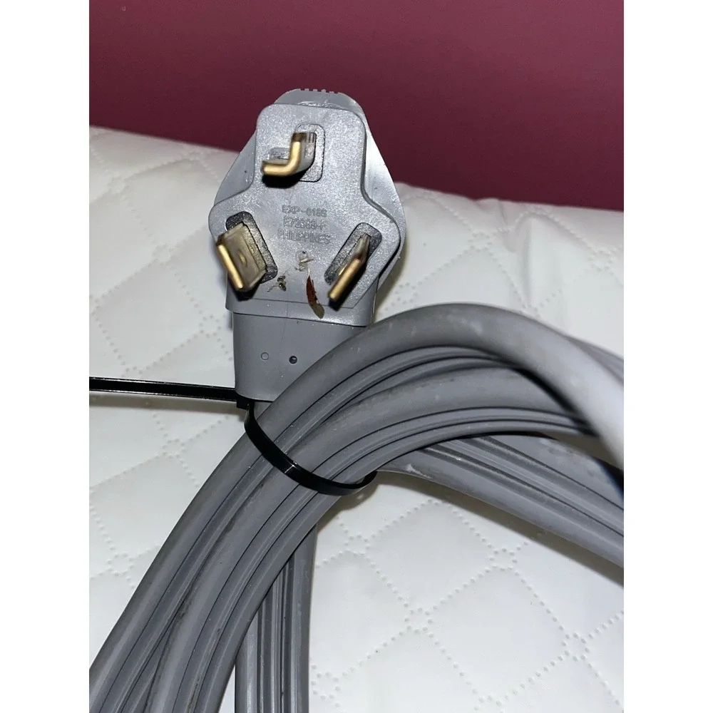 Gray 3-Prong Range & Dryer Power‎ Cord 125V/250V 30A UL Certified 6 Ft